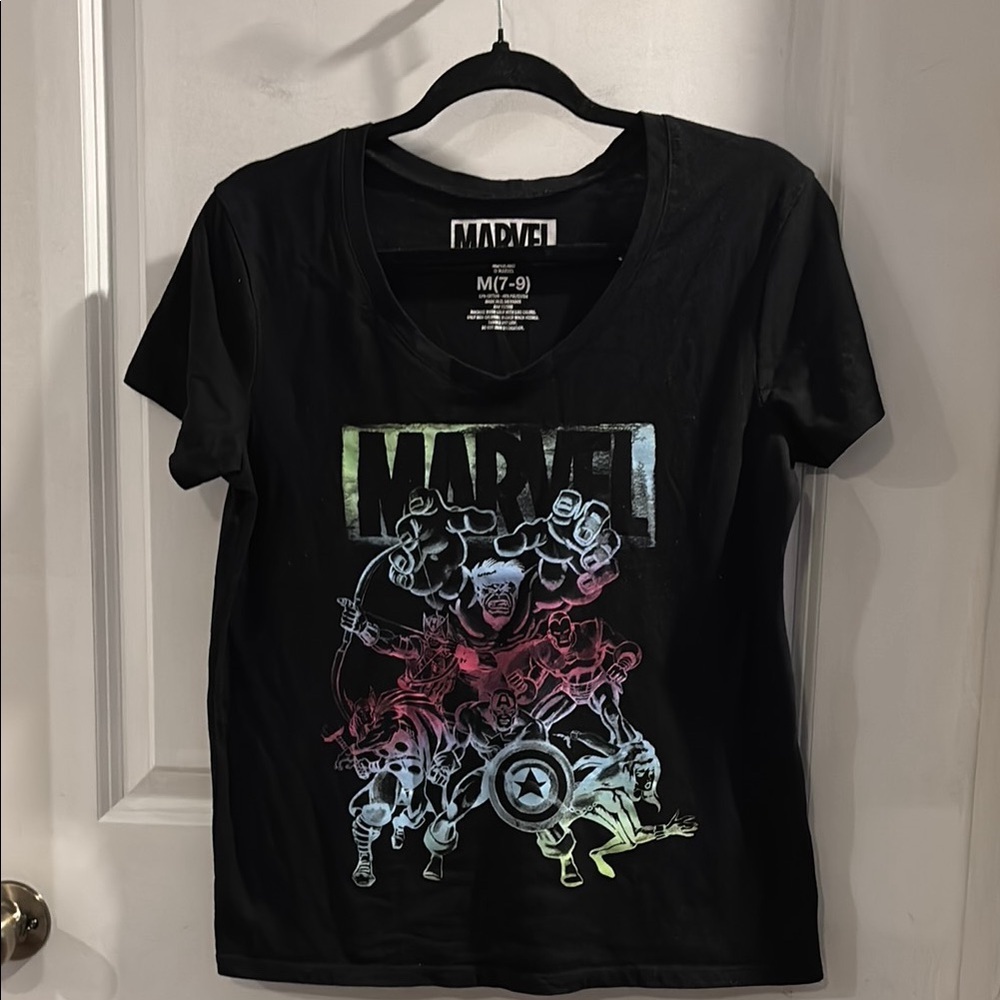 Marvel women’s Black Graphic T-Shirt